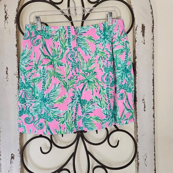 Lilly Pulitzer Hanging around Monkey Print Women's Skort  size 4 - Picture 2 of 6